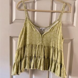 Patrons of Peace Olive Camisole Top